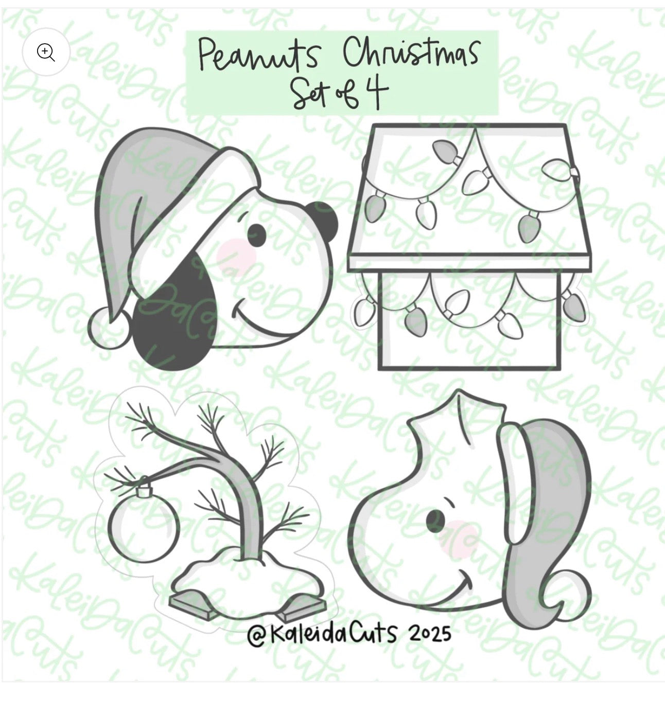 Snoopy Christmas 4 piece